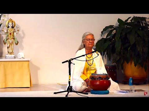 Satsang & Ujjayi Meditation mit Adishakti - Yoga Vidya Ashram Live, 25.07.2021, 20:00 Uhr