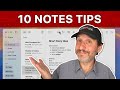 10 Tips For Using Notes More Effectively