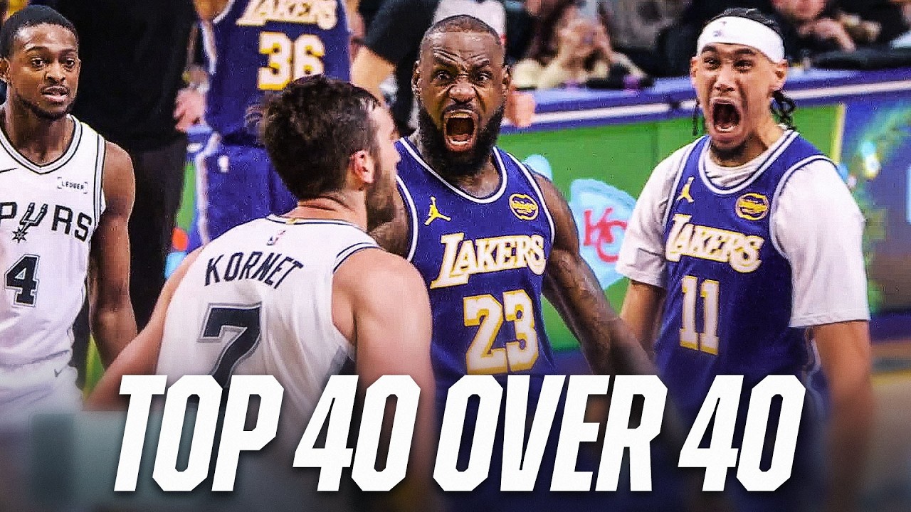 LeBron’s Top 40 Dunks… At 40 🤯