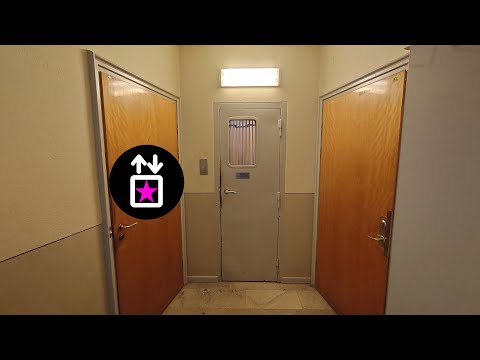 Stockholm, SWE: Modernised by Hissvård - Graham Brothers Traction Elevator at Pelargatan 13