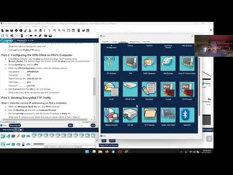 Cybersecurity Essentials Packet Tracer 4.3.3.3 – Configuring VPN Transport Mode