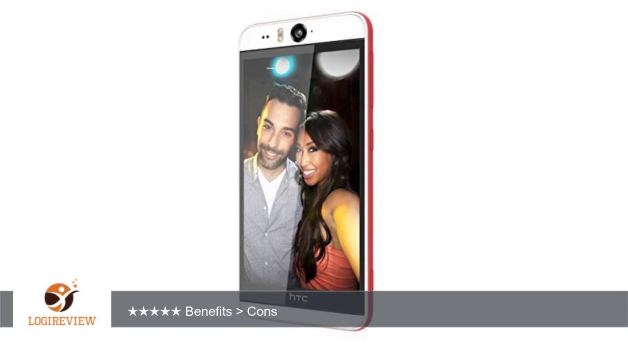 HTC Desire Eye E1 16GB White/Red. GSM Unlocked. US Version (13MP Front & Rear Camera)   |
