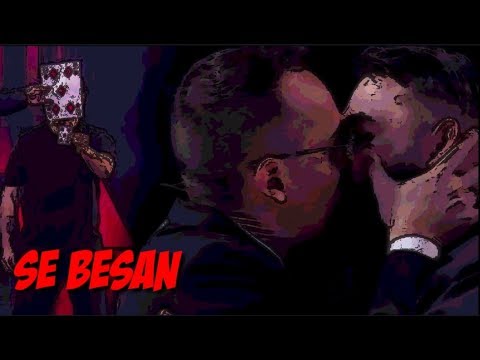 Risto besa a Boris del mago Blake Eduardo. GOT TALENT