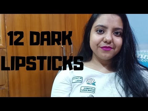 DARK LIPSTICKS THAT I LOVE | INDIAN SKIN TONES | Aryama