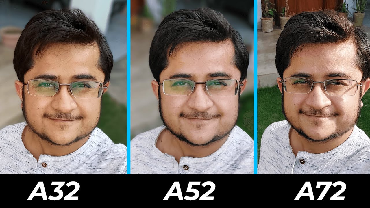 Samsung Galaxy A32 vs A52 vs A72 Camera Comparison Test
