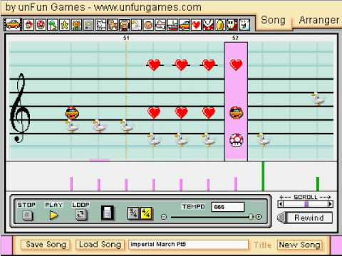 The (full) Imperial March on Mario Paint Composer 2.0
