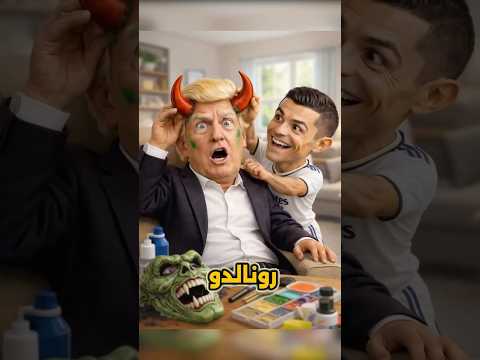رونالدو حط قرون لابوه والسبب هيصدمك😱😂#shorts #ronaldo