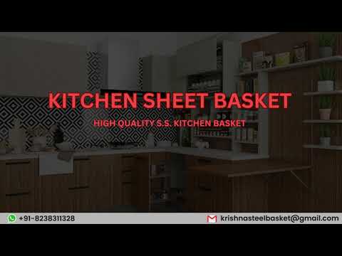 Silver Grain Trolley Basket for Home