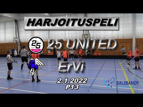 Harjoituspeli P13 25 UNITED I - EräViikingit KILPA 2.1.2022