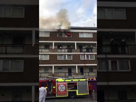 East London Flat Fire