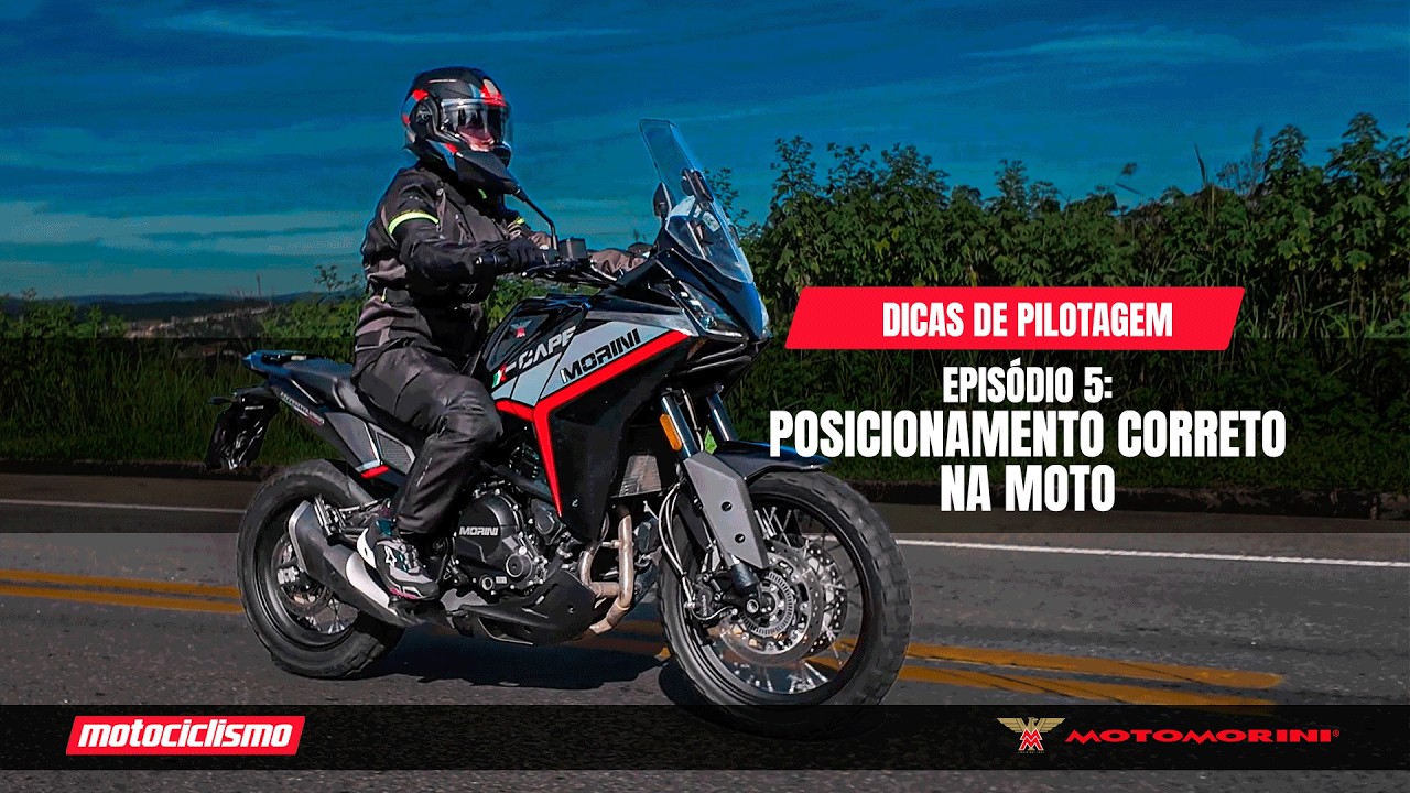Segredo para pilotar melhor: Posicionamento do corpo na moto | Dicas de pilotagem Moto Morini | Ep5