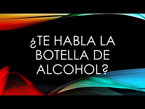 ¿Te habla la botella?