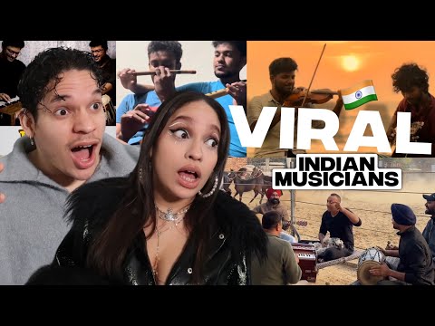 WOW! Waleska & Efra react to INDIAN Musicians who went viral on Instagram reels!