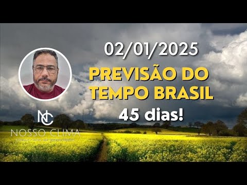 Brazil 45-Day Forecast! (02/01/26)