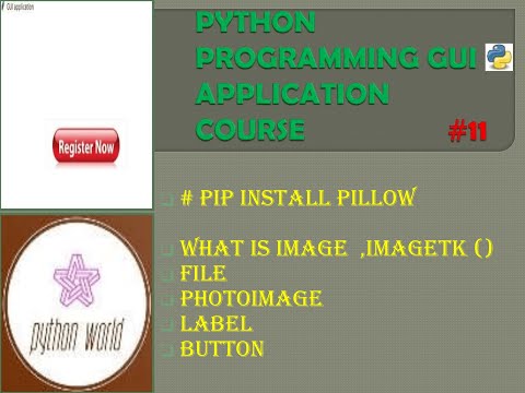 Use Image On Button In Python Tkinter Part 11 Python World