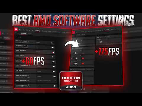Best AMD Adrenalin Settings for MAX FPS & Low Latency in 2026🔧