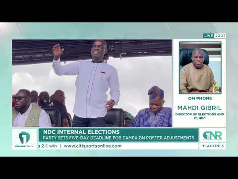 Oversized Campaign Posters: Mahdi Gibril Explains NDC’s New Directive