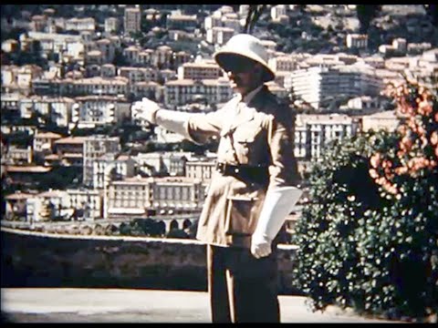 Monaco 1950s, Peak Films Travelogue C1950, Nos K98, F642 h,