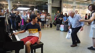 Bohemian Rhapsody Interrupted by Bernie Lookalike? Shocked Crowd! Cole Lam 12 Years Old