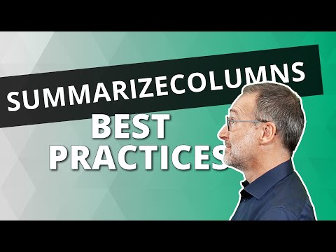 SUMMARIZECOLUMNS: DAX Performance Tips SUMMARIZECOLUMNS: DAX Performance Tips