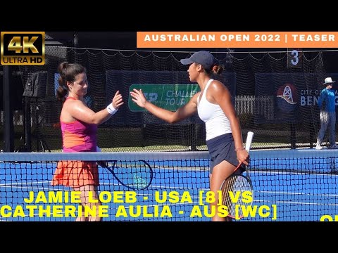 ⁴ᴷ Jamie Loeb (USA) [ 8 ] v Catherine Aulia (AUS) [WC] 1st ROUND BENDIGO INTERNATIONAL WTA/ITF tour
