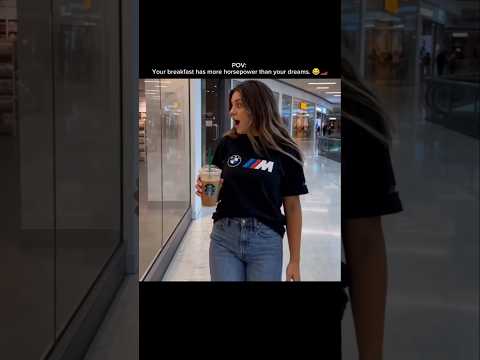 POV: Your breakfast has more horsepower than your dreams.😂🏎️#bmw #bmwcar #shorts #viral