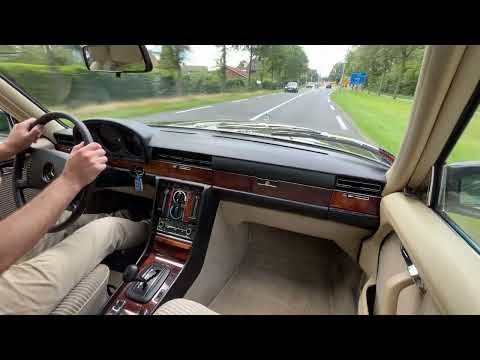 Mercedes Benz W116 450 SEL 6.9 - Driving Video - Oldenzaal Classics