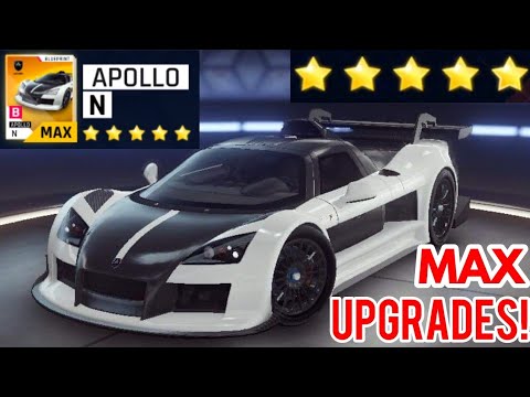 Apollo N 5-star MAX Upgrades || Asphalt 9:Legends
