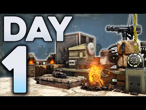 How a 20,000 Hour Tribe claims Oil Cave Day 1! - ARK PvP