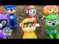 Paw Patrol Mighty Pups Covered in Mud and Paint Compilation - 45 MINUTES
