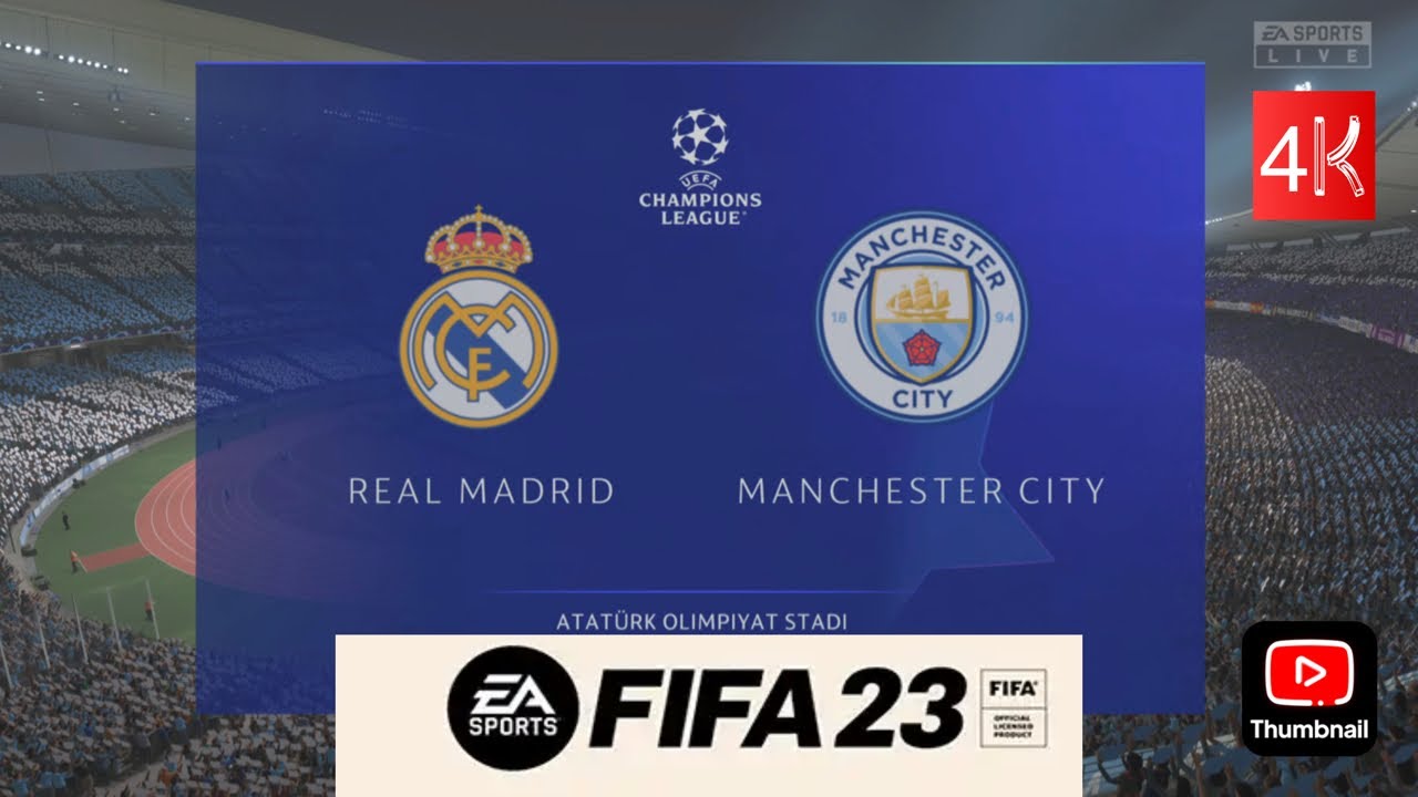 FIFA 23_Real Madrid v Manchester City | UCL Final | PS5 | 4K