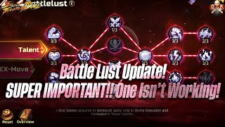 [SF: Duel] - A Critical Battle Lust NOT WORKING! Reset to this new setup ASAP for EVEN HIGHER score!