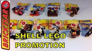 YouTube thumbnail: LEGO Shell Promotional Sets Complete Collection of #1 -10 from 1998
