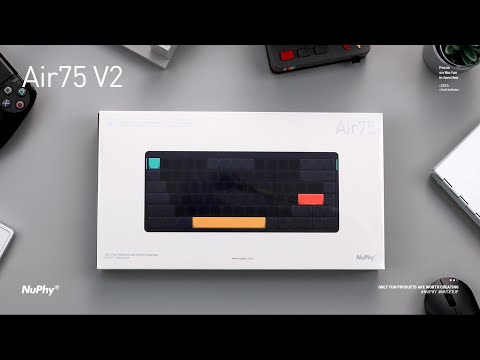 NuPhy Air75 V2 Wireless Custom Mechanical Keyboard Unboxing