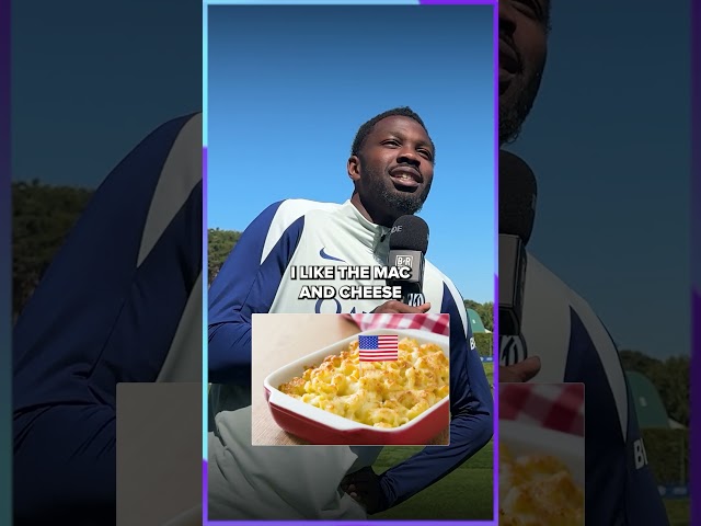 Marcus Thuram on American culture 🎵🇺🇸