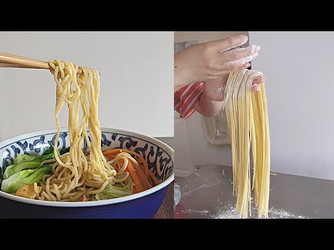 How to make VEGAN RAMEN NOODLES from scratch