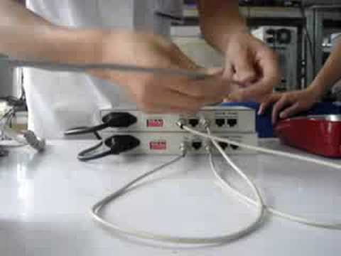 E1 to Ethernet G.703 converter with additional FXS/FXO voice over E1 ports