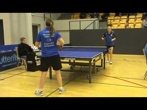 131129 1. Division Damer, Louise Foldoy Steffens - Louise Jakobsen