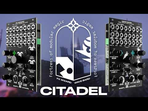 Bastl CITADEL - FX WIZARD Multi-effect processor & WAVE BARD Stereo Sample Player