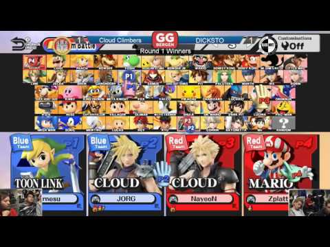GG Bergen FS XV - Nico & Zplatter vs. Jorgen & Lirnesu - Winners Round 2 - Smash 4