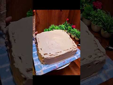 cake weight 1.5 kg Tin size - 7" adjust in 9" sponge.chocolate square cake