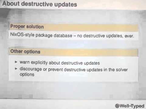 A New Dependency Solver for cabal-install - Andres Löh