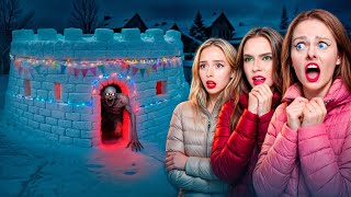 24 HOURS IN THE SNOW FORTRESS! YRKA CAME TO US! IT'S SCARY