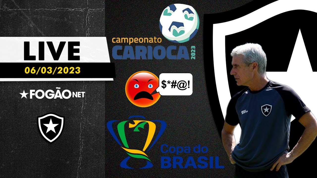 LIVE | Só milagre classifica Botafogo no Carioca; e a vaga na Copa do Brasil de 2024?
