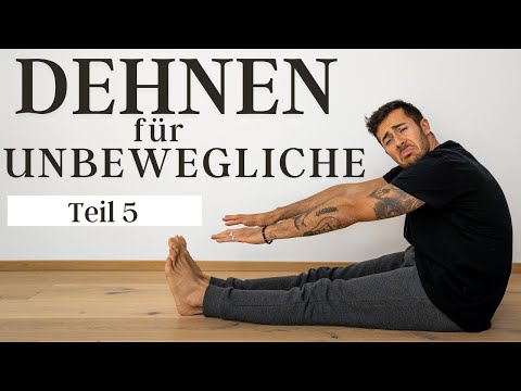 DEHNEN FÜR UNBEWEGLICHE Teil 5 - 15 Minuten Yoga Stretching Routine für komplette Anfänger & Männer