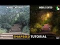 Make Images Look DRAMATIC in SNAPSEED | SNAPSEED TUTORIAL | Android | iPhone