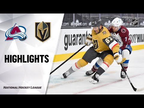 Avalanche @ Golden Knights 4/28/21 | NHL Highlights