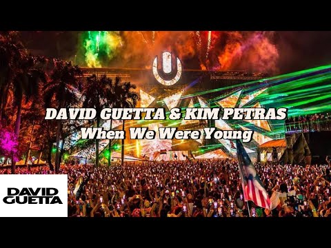 DAVID GUETTA - KIM PETRAS - When we were young Live Performance @ Ultra Music Festival 2024 Miami