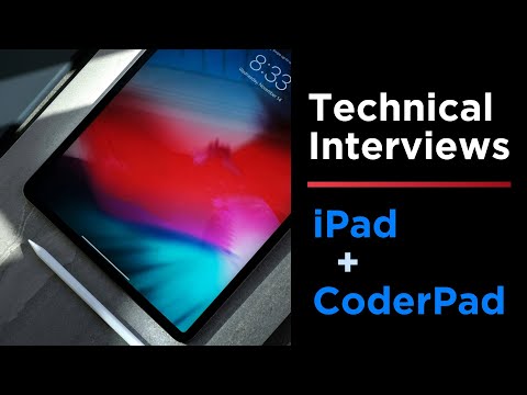How to Use and iPad for CoderPad Drawing in Technical Interviews - Code Challenges thumbnail