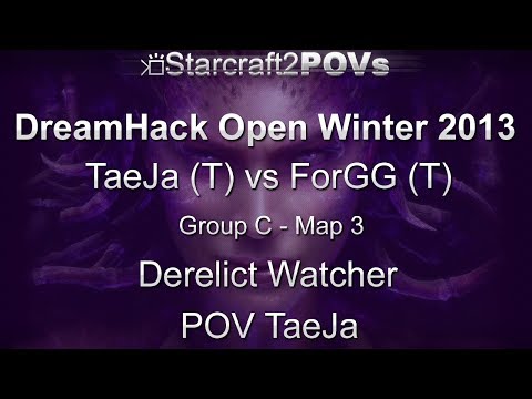 SC2 HotS - DreamHack Winter 2013 - TaeJa vs ForGG - Group C - Map 3 - Derelict - TaeJa